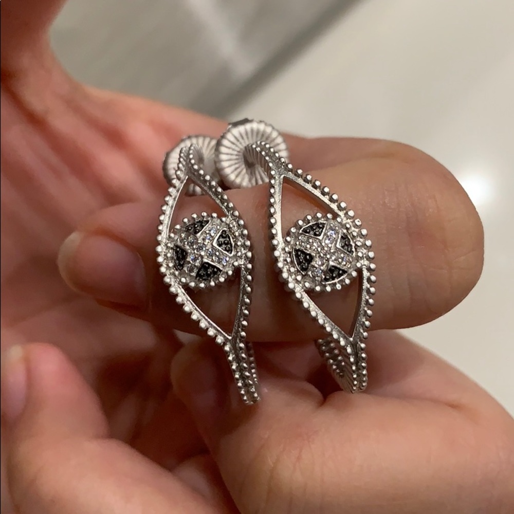 Freida Rothman Sparkly Hoops